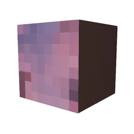 Thickmint Minecraft avatar head, 3D render