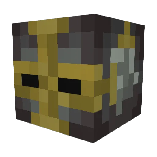 ThicreanDragon Minecraft avatar head, 3D render