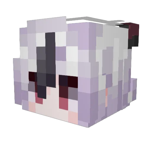 ThienSinh Minecraft avatar head, 3D render