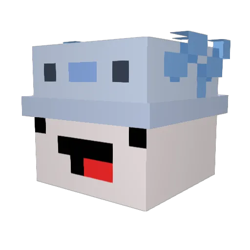ThiewSz Minecraft avatar head, 3D render