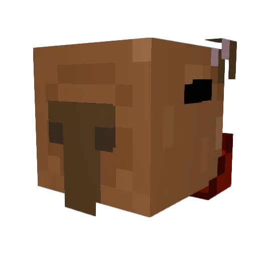 ThijmenPro9 Minecraft avatar head, 3D render