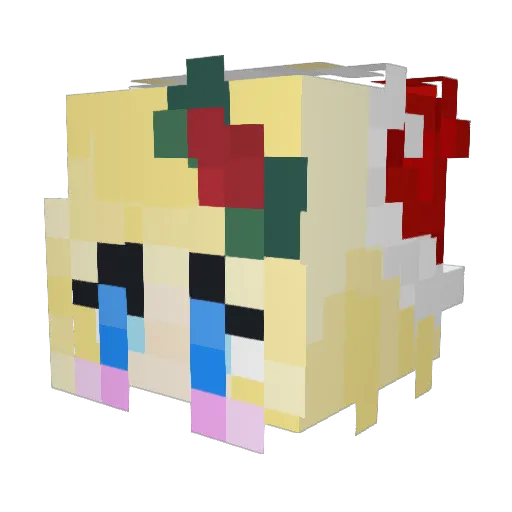 ThijnDeStrijder Minecraft avatar head, 3D render