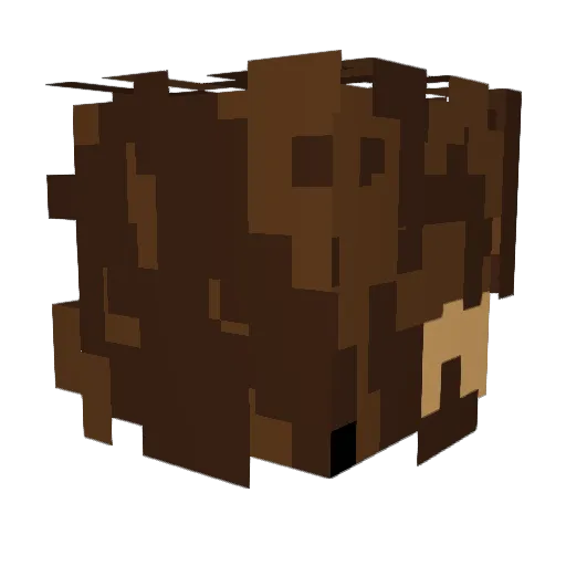 Thijs6 Minecraft avatar head, 3D render