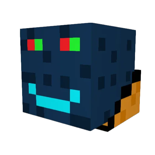 ThijsDeRuiter Minecraft avatar head, 3D render