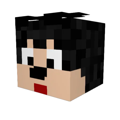 Thijs_Bruning Minecraft avatar head, 3D render