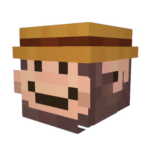 Thijsiewijsie2 Minecraft avatar head, 3D render