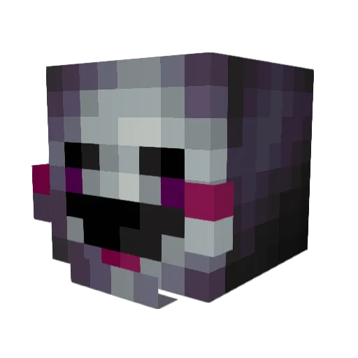 Thilaar Minecraft avatar head, 3D render