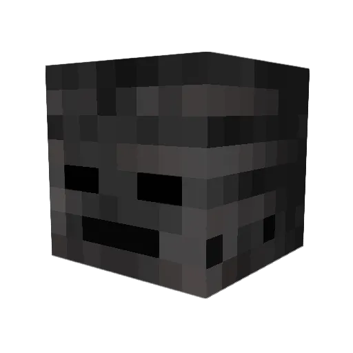 Thimgy Minecraft avatar head, 3D render