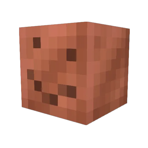 ThingEvil Minecraft avatar head, 3D render