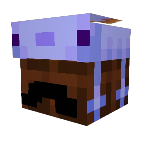 ThingKnownAsKit Minecraft avatar head, 3D render
