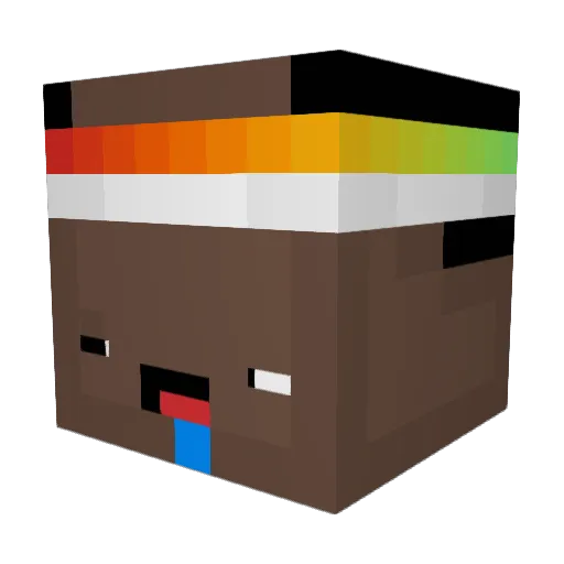 ThingTew Minecraft avatar head, 3D render