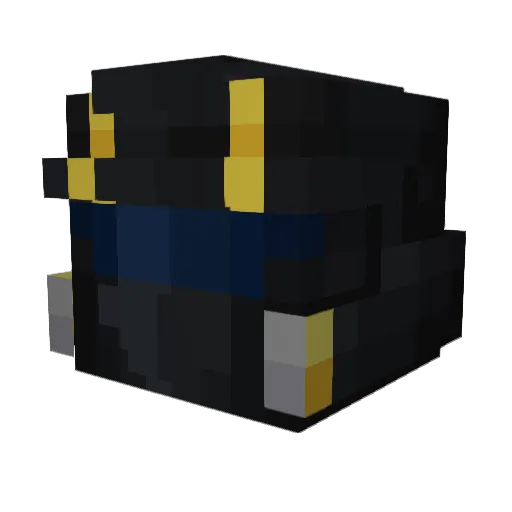 ThinkKibbles781 Minecraft avatar head, 3D render