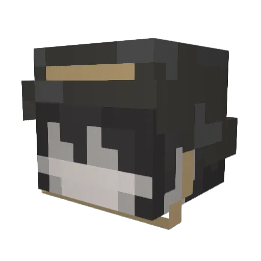Think_diffrent2 Minecraft avatar head, 3D render