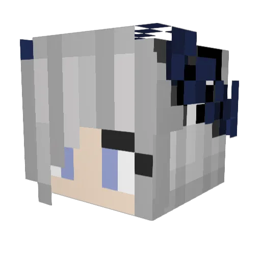 Thinker2345 Minecraft avatar head, 3D render