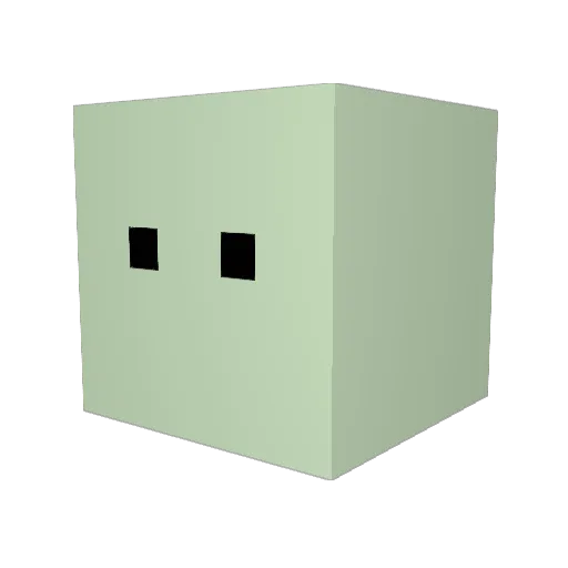 Thino0808 Minecraft avatar head, 3D render