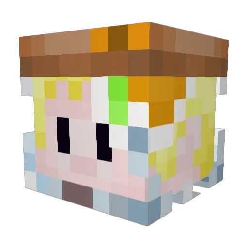 ThisAutumnEve Minecraft avatar head, 3D render