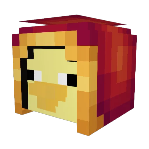 ThisBigDuck Minecraft avatar head, 3D render