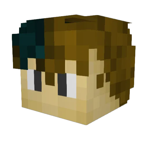 ThisChozoOne Minecraft avatar head, 3D render