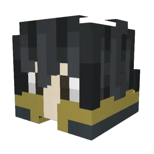 ThisDumbName Minecraft avatar head, 3D render