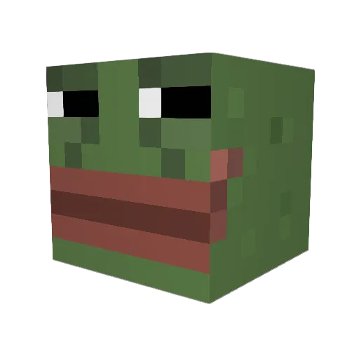 ThisGuyDK Minecraft avatar head, 3D render