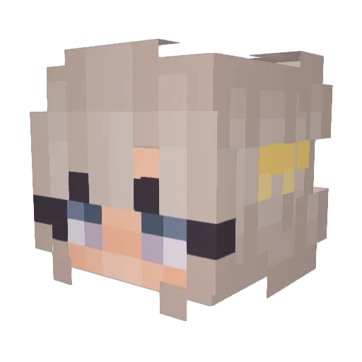 ThisIsAndrea Minecraft avatar head, 3D render