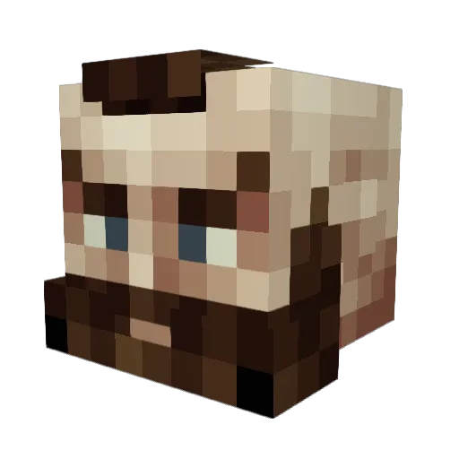 ThisIsMyBFG Minecraft avatar head, 3D render