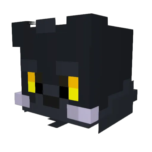 ThisIsNoir Minecraft avatar head, 3D render