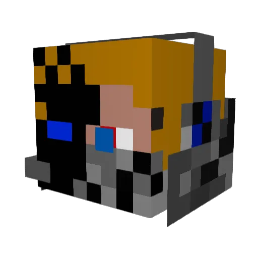 ThisNotFreecxo Minecraft avatar head, 3D render