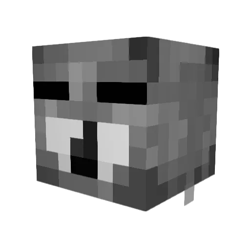 ThisOneHere Minecraft avatar head, 3D render