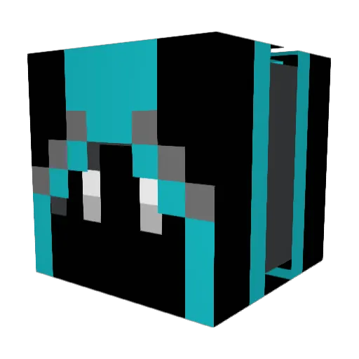 ThisPotato Minecraft avatar head, 3D render