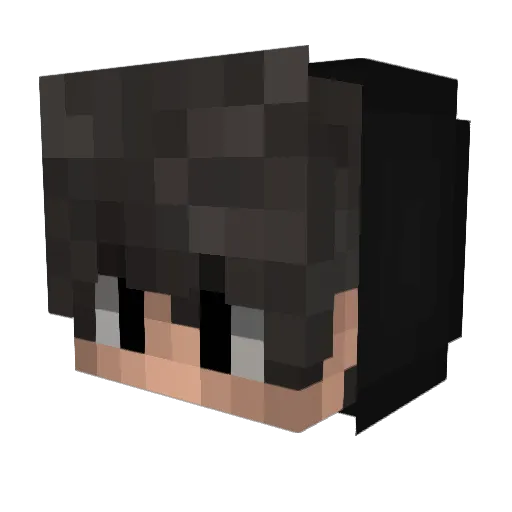 ThisReallyReal Minecraft avatar head, 3D render