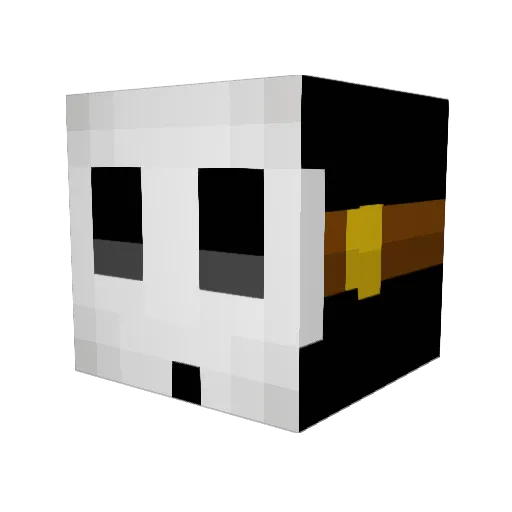 ThisShyGuy Minecraft avatar head, 3D render