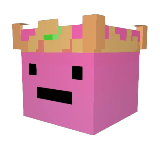 ThisSimptom Minecraft avatar head, 3D render