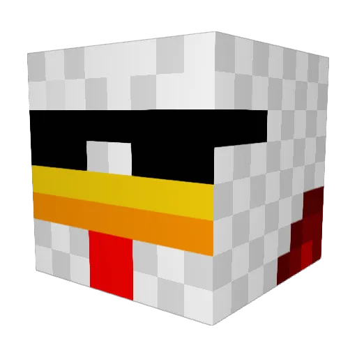 ThisToaster123 Minecraft avatar head, 3D render