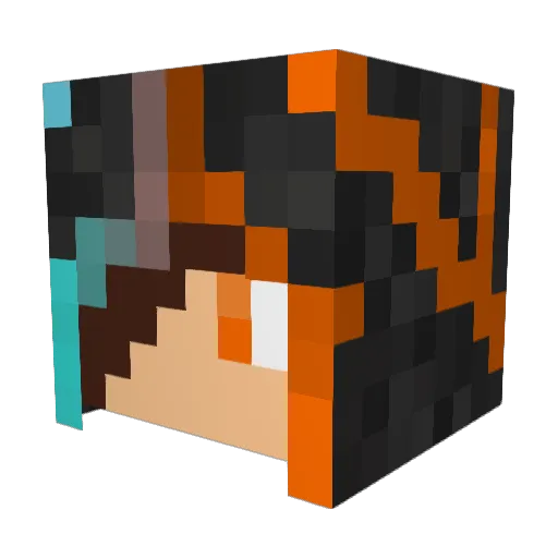 ThisWarWithin Minecraft avatar head, 3D render