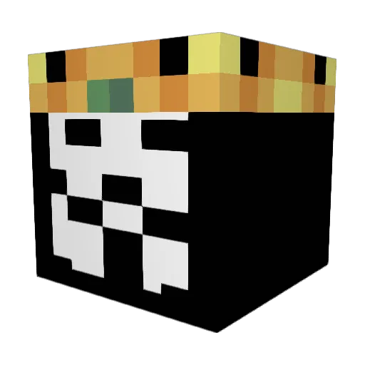 ThisWeek Minecraft avatar head, 3D render