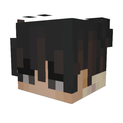 This_Kevin Minecraft avatar head, 3D render
