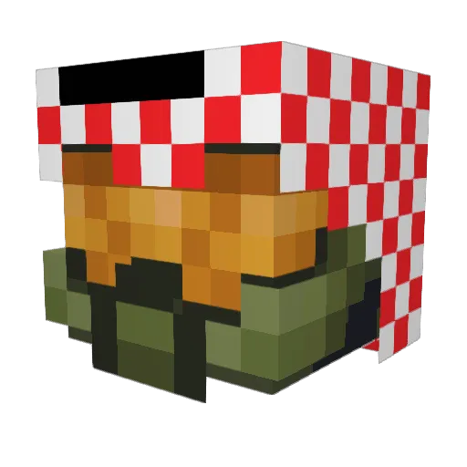 This_One_Lad Minecraft avatar head, 3D render