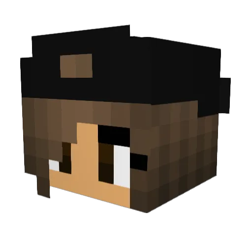This_Sloth_Game_ Minecraft avatar head, 3D render