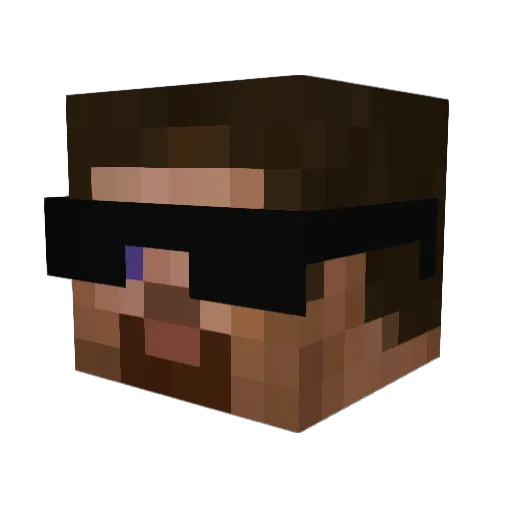 This_guy_man Minecraft avatar head, 3D render