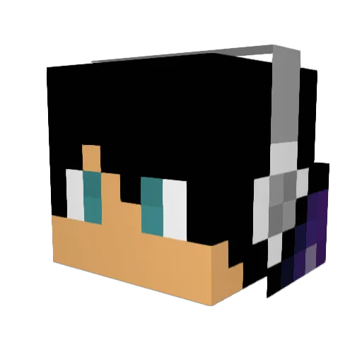This_is_Lacky Minecraft avatar head, 3D render