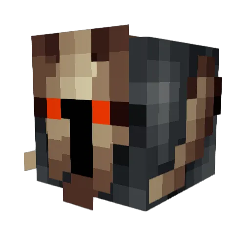 ThisizAres Minecraft avatar head, 3D render
