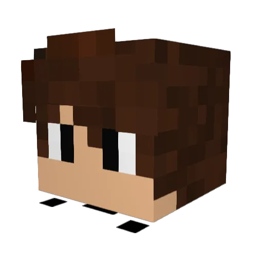 ThisizzDeath Minecraft avatar head, 3D render