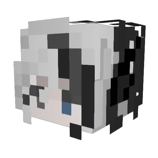 ThissFeeling Minecraft avatar head, 3D render