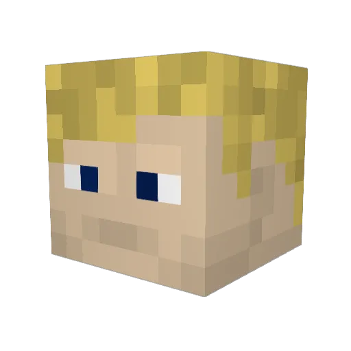 ThistlePlayz Minecraft avatar head, 3D render