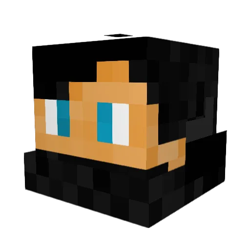ThistlesUndone Minecraft avatar head, 3D render