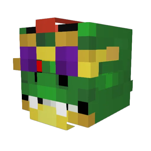 ThitherBadge720 Minecraft avatar head, 3D render