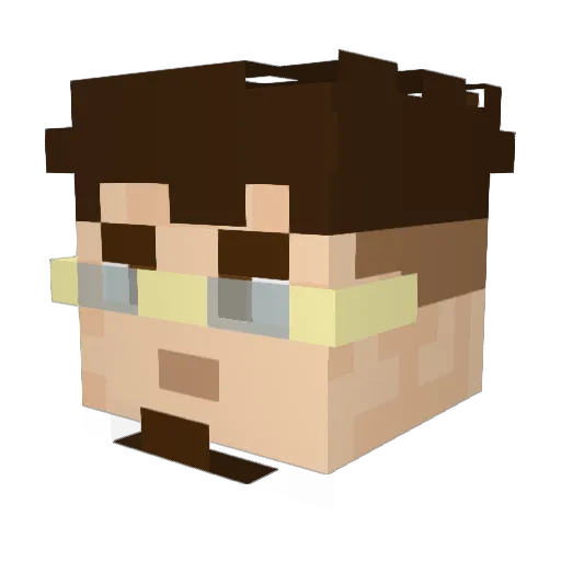 Thiz_ Minecraft avatar head, 3D render