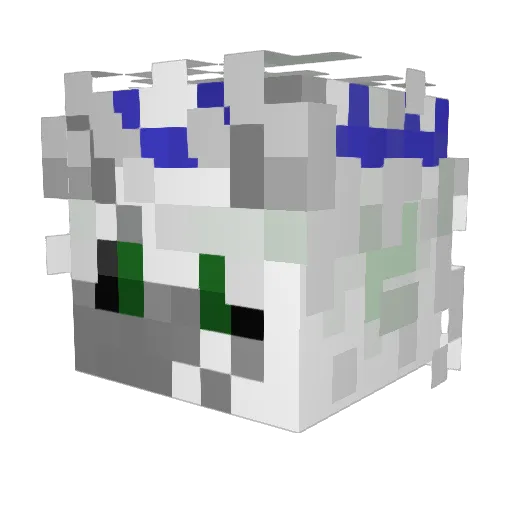 ThmxzXD Minecraft avatar head, 3D render