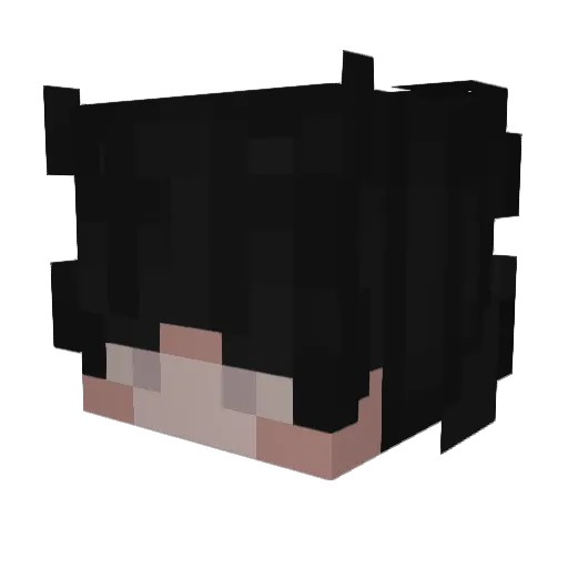 Thnrns Minecraft avatar head, 3D render